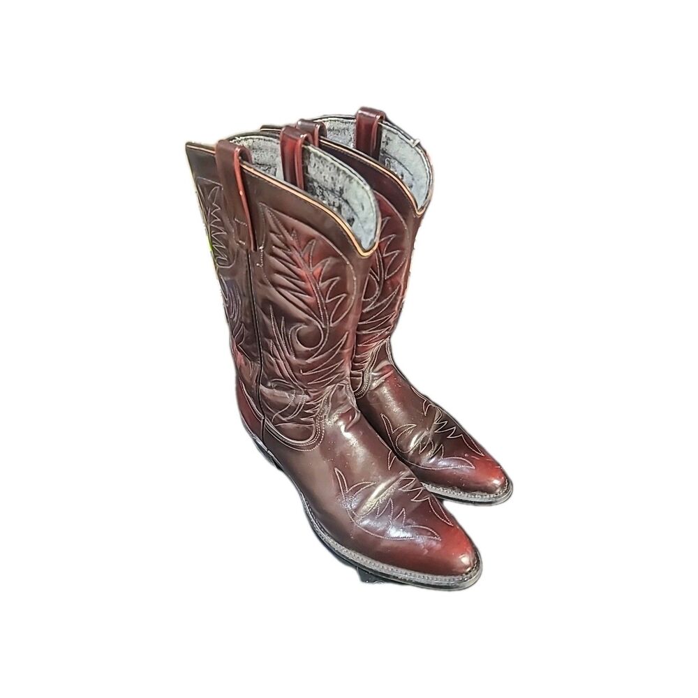 Mason USA Men's Western Cowboy Leather Boots size 10.5?
